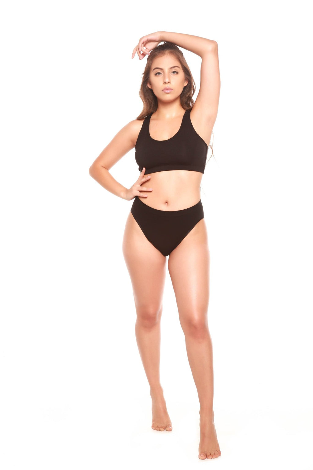 New Women's Bamboo/Cotton High Leg Brief Style Underwear - Girlygoodies
